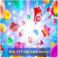 Boa 777 vip login entrar